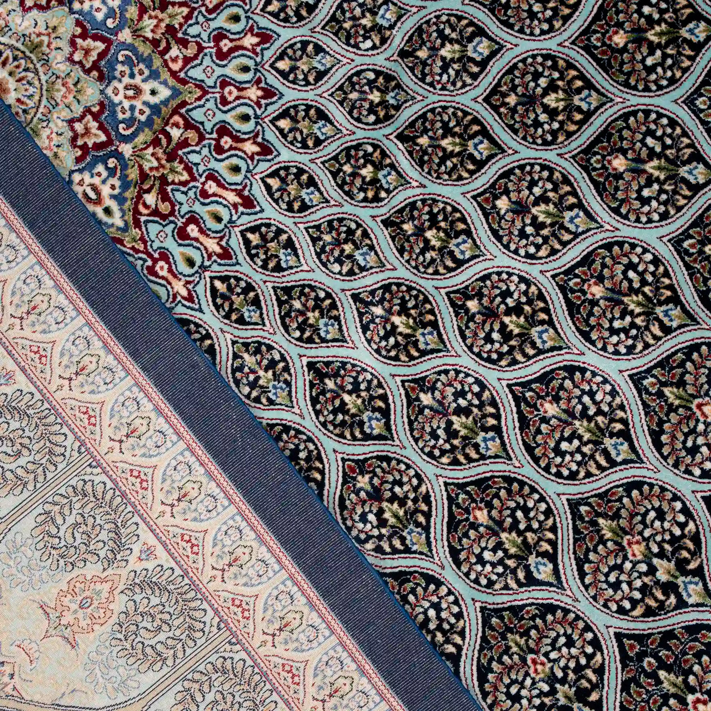 Persian Rugs - Geometric Pattern - Premium Silk - RugTix