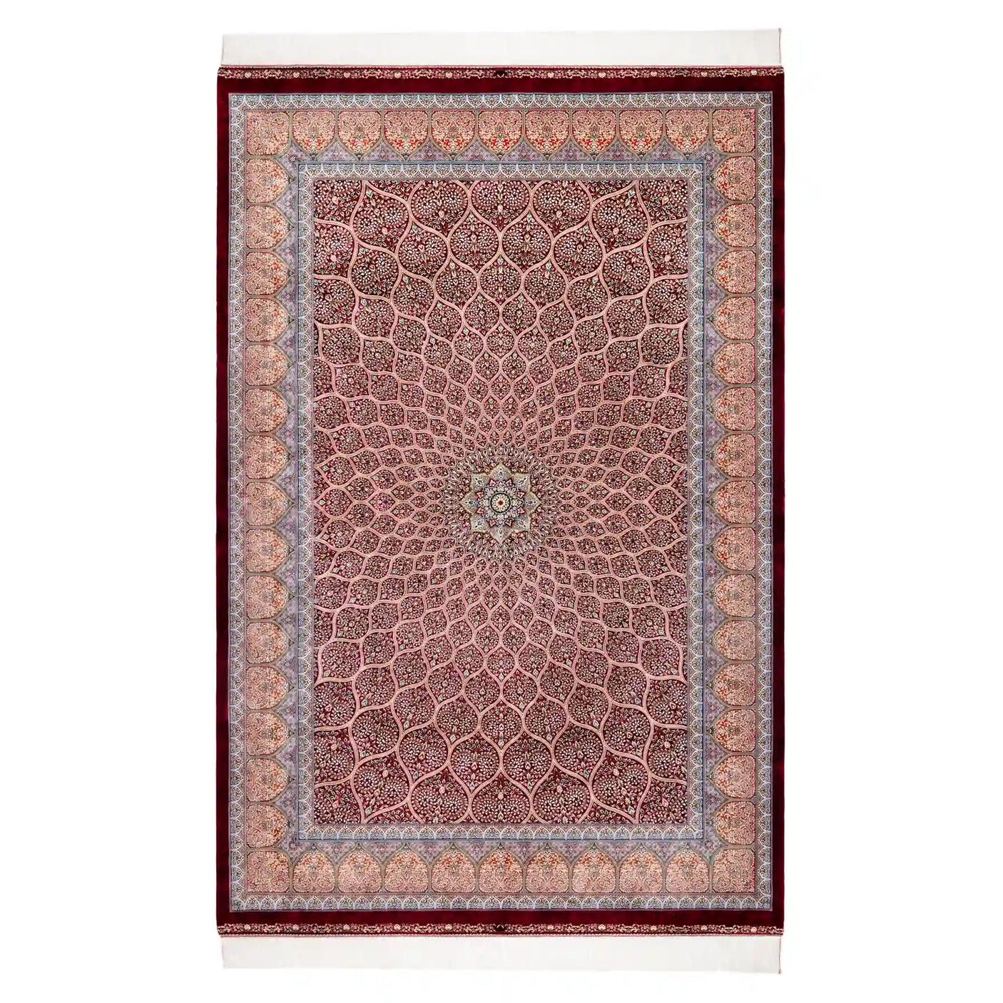 Persian Rugs - Geometric Pattern - Premium Silk - RugTix