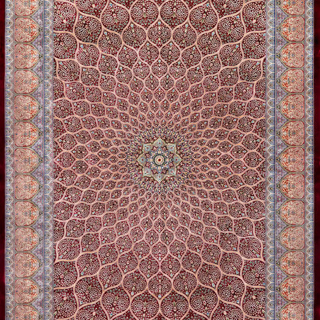 Persian Rugs - Geometric Pattern - Premium Silk - RugTix