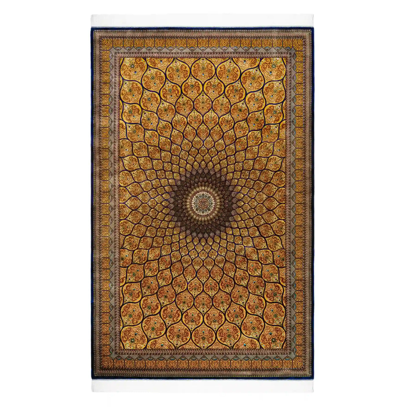 Persian Rugs - Geometric Pattern - Premium Silk - RugTix