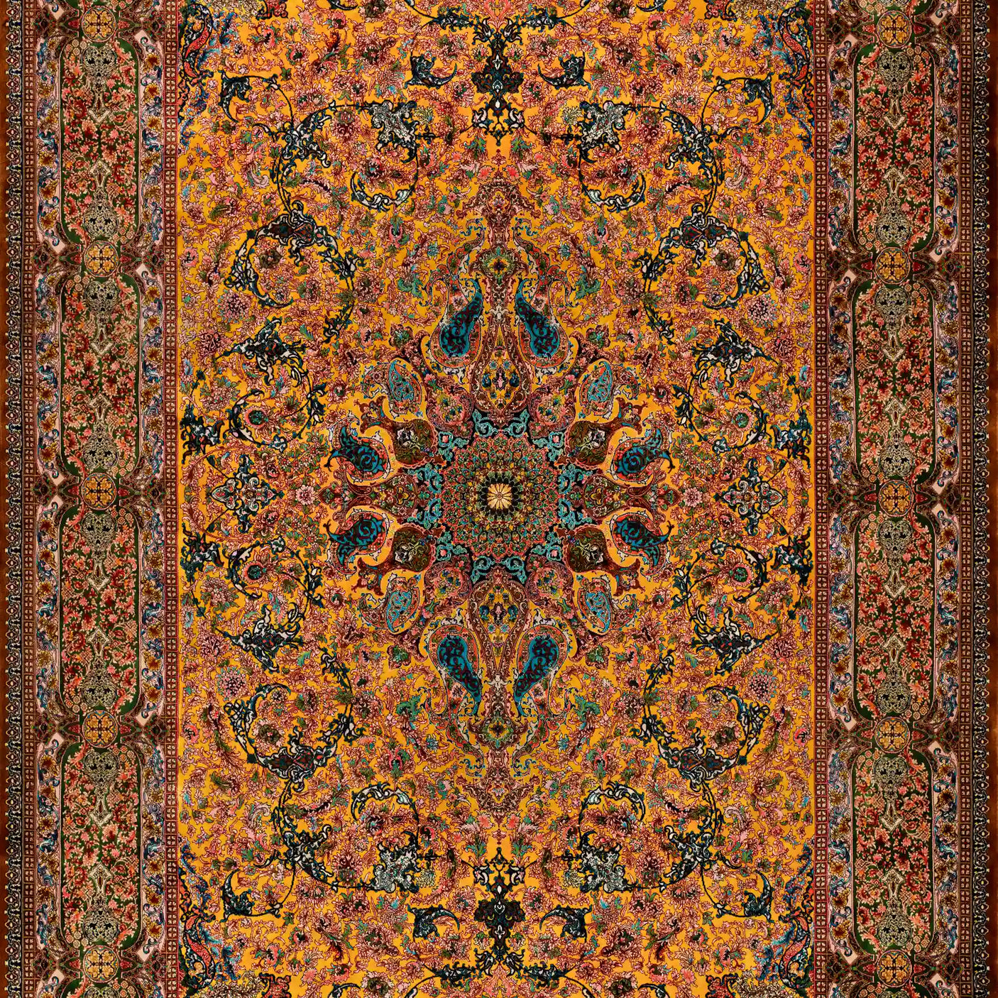 Persian Rugs - Intricate Pattern - Premium Silk - RugTix