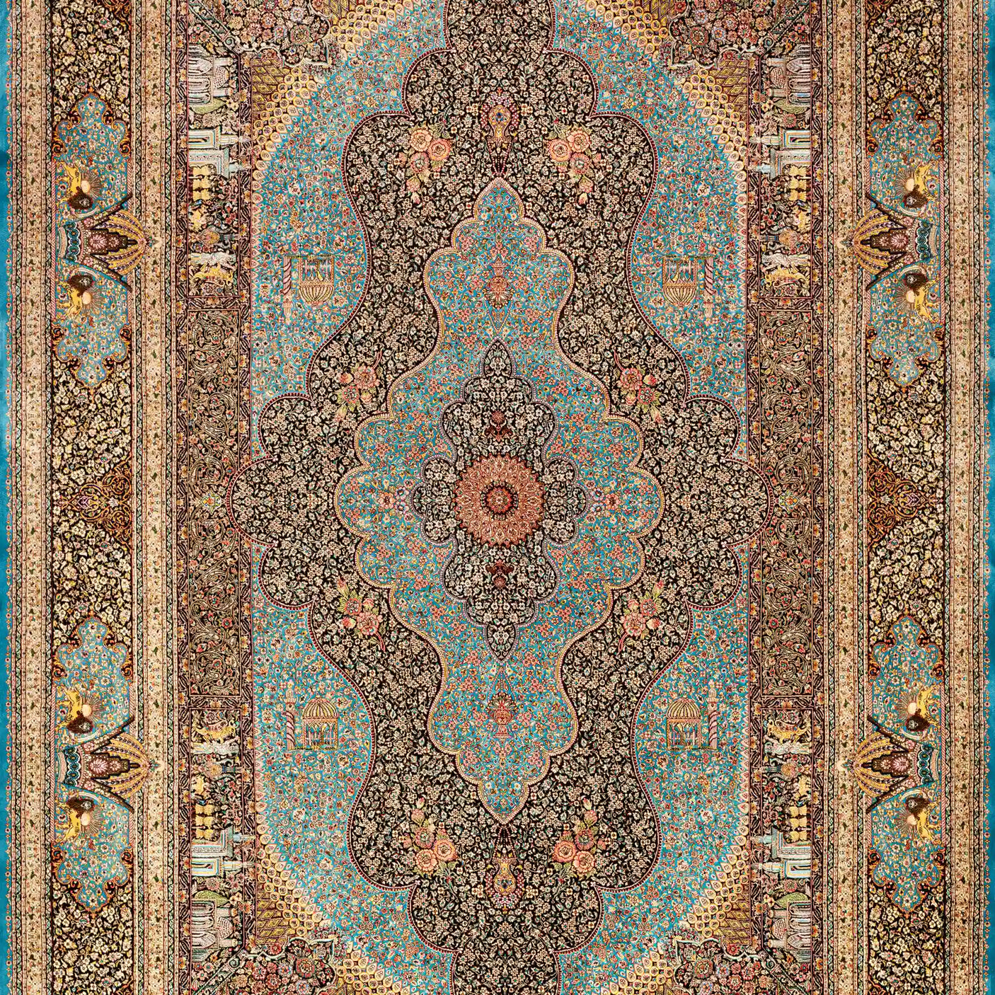 Persian Rugs - Intricate Pattern - Premium Silk - RugTix