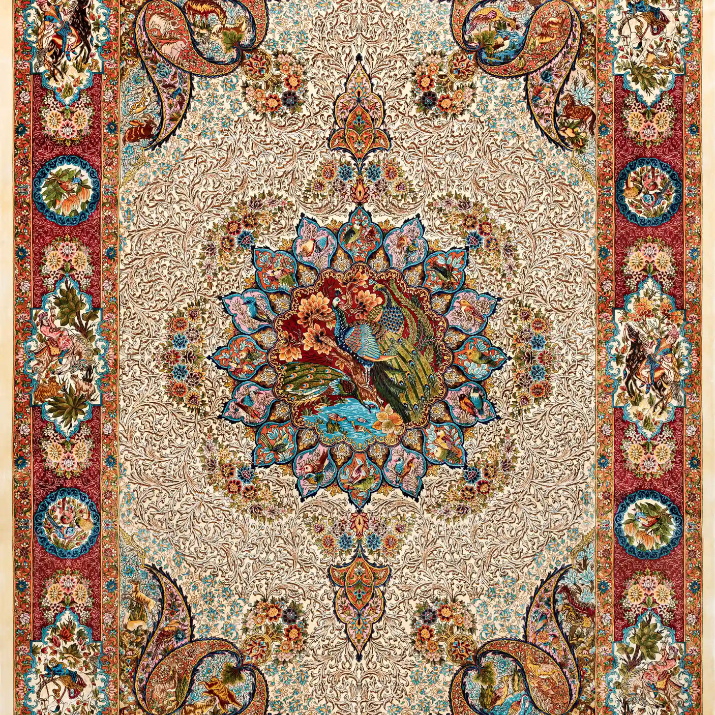 Persian Rugs - Intricate Pattern - Premium Silk - RugTix