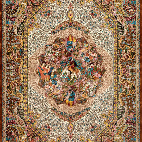 Persian Rugs - Intricate Pattern - Premium Silk - RugTix