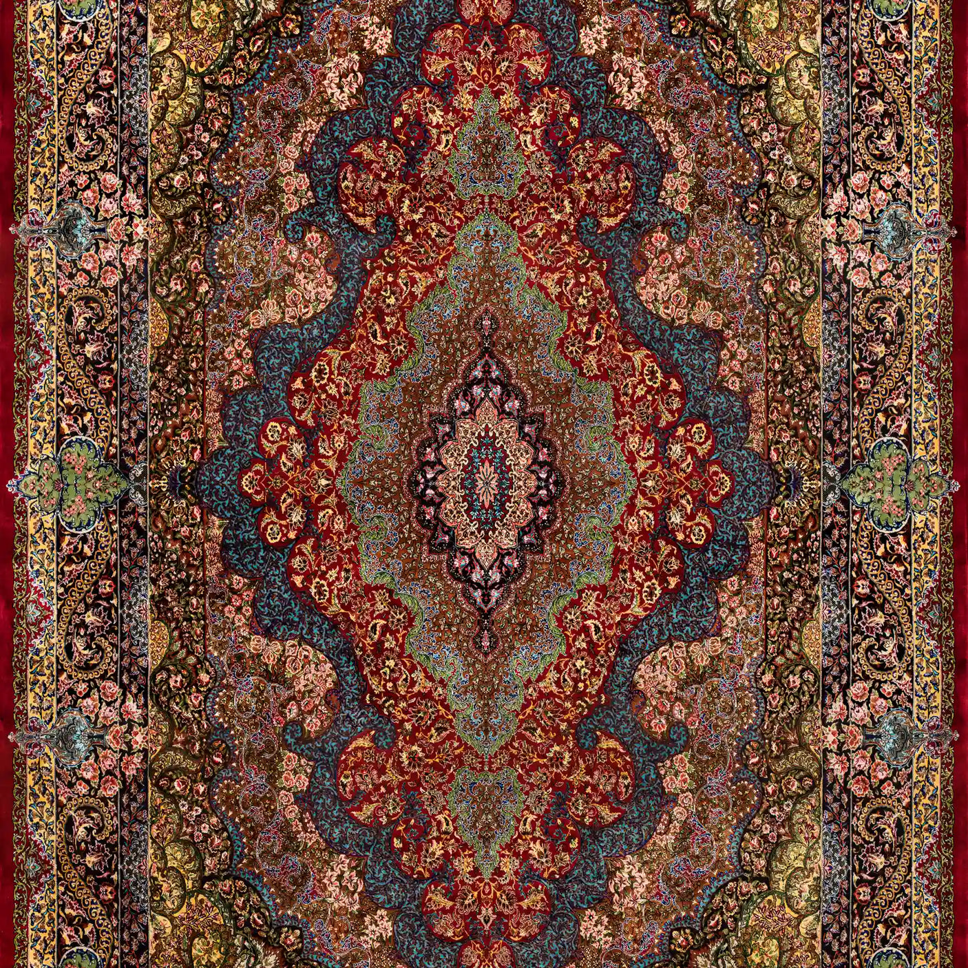 Persian Rugs - Intricate Pattern - Premium Silk - RugTix