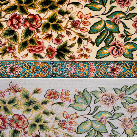 Persian Rugs - Peacock Pattern - Premium Silk - RugTix