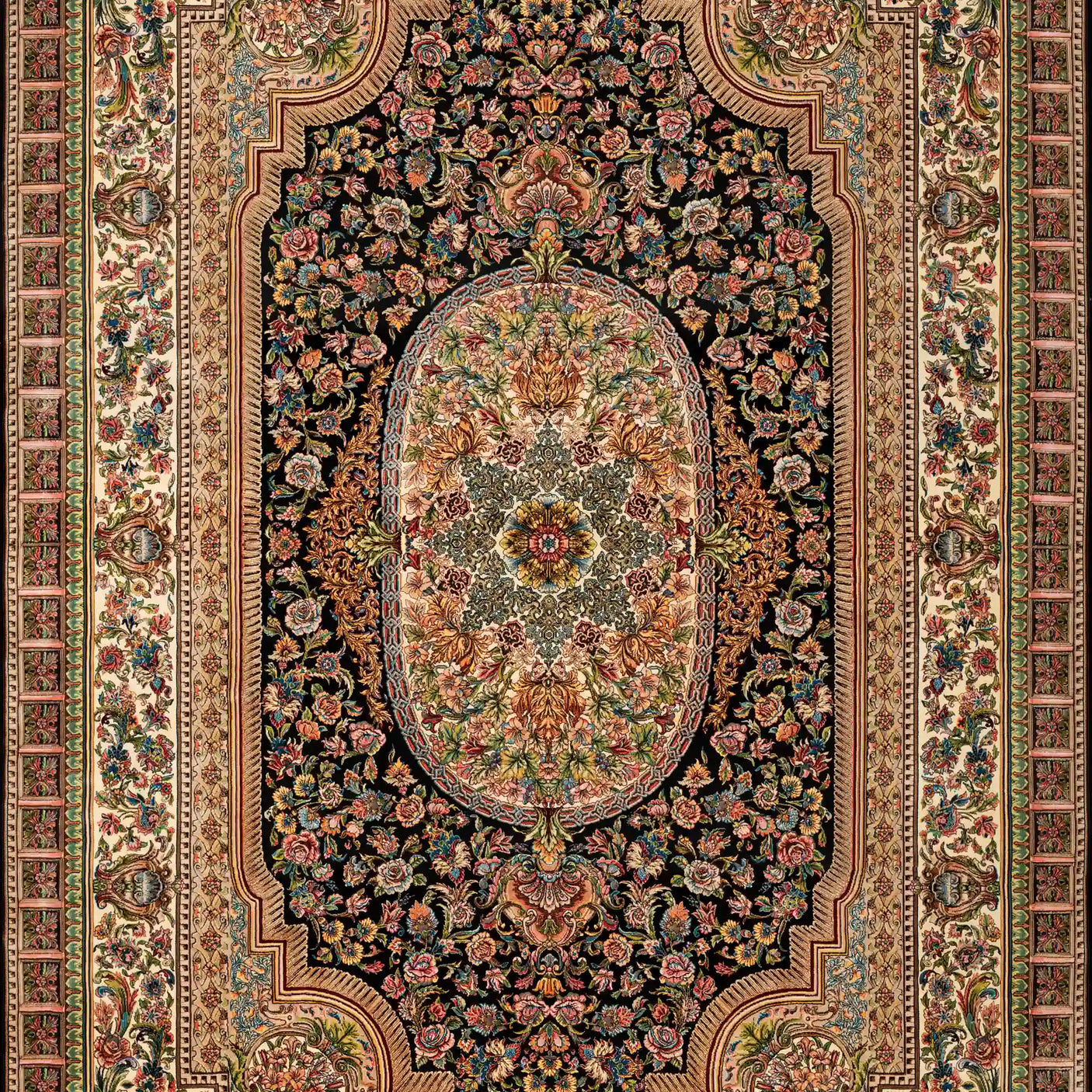 Persian Rugs - Symmetrical Pattern - Premium Silk - RugTix