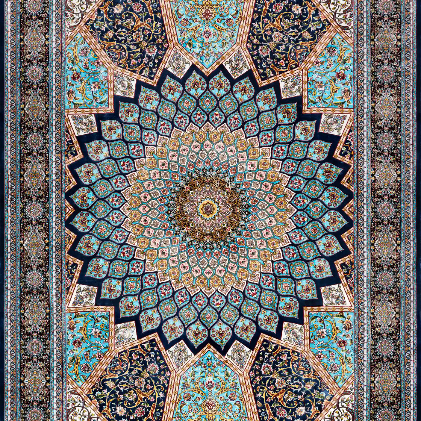 Persian Rugs - Symmetrical Pattern - Premium Silk - RugTix