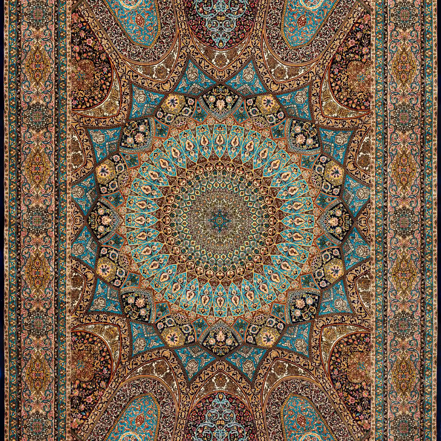 Persian Rugs - Symmetrical Pattern - Premium Silk - RugTix