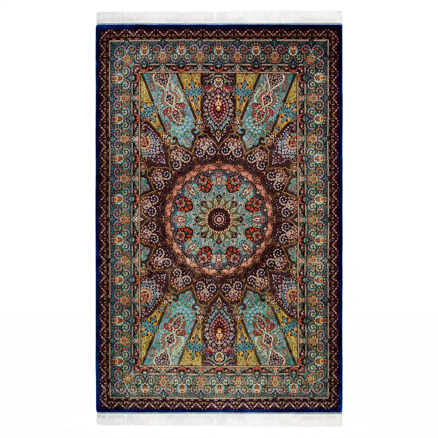 Persian Rugs - Symmetrical Pattern - Premium Silk - RugTix