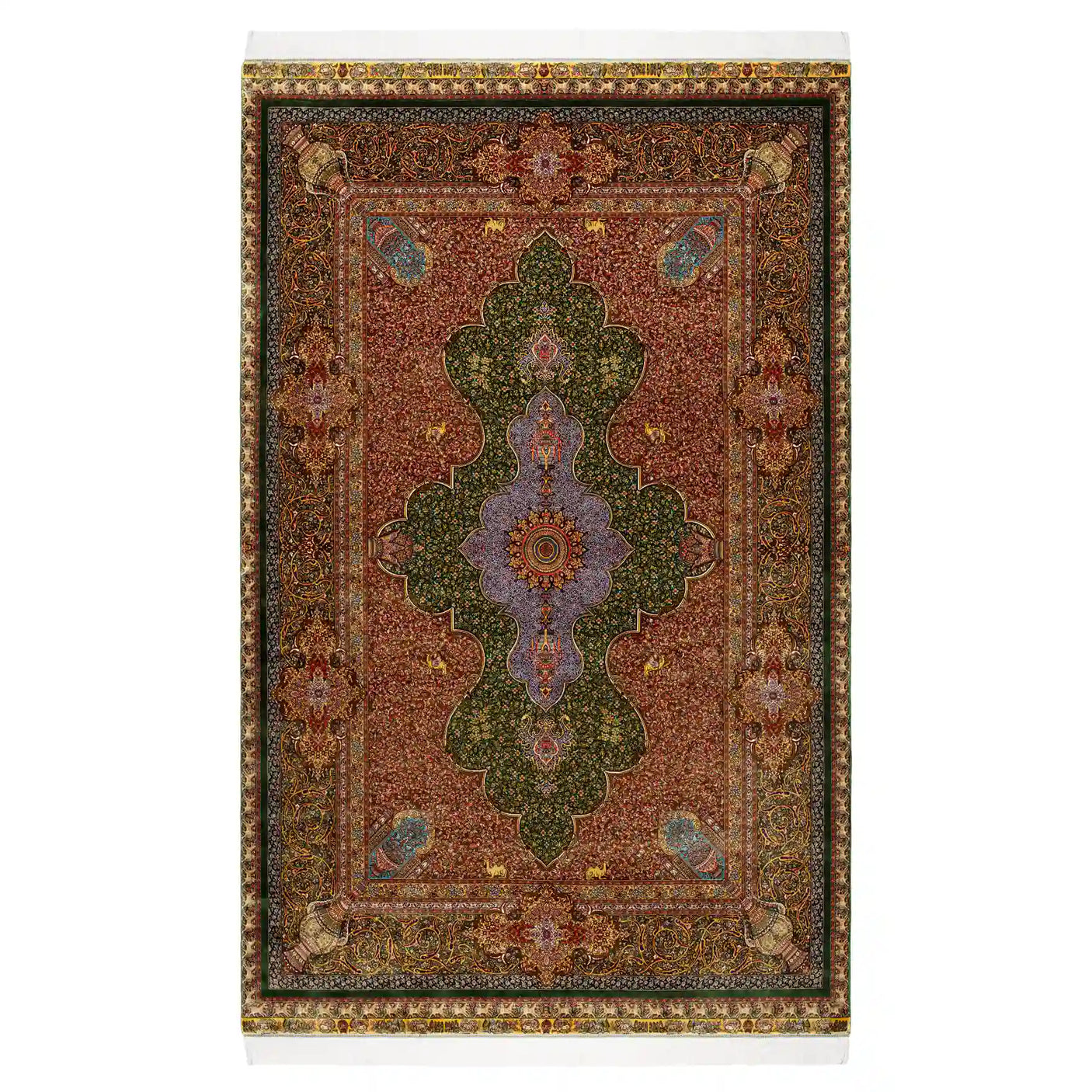 Persian Rugs - Symmetrical Pattern - Premium Silk - RugTix