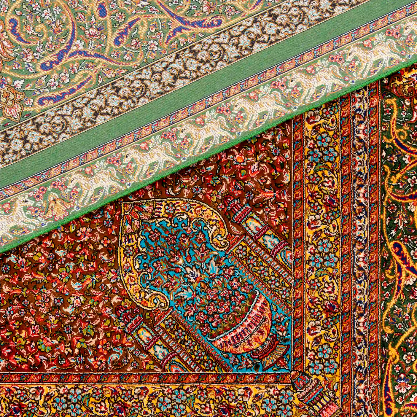 Persian Rugs - Symmetrical Pattern - Premium Silk - RugTix