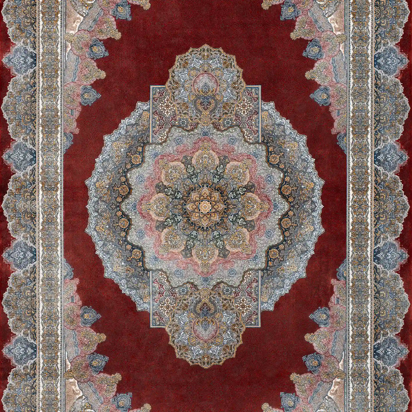 Persian Rugs - Symmetrical Pattern - Premium Silk - RugTix