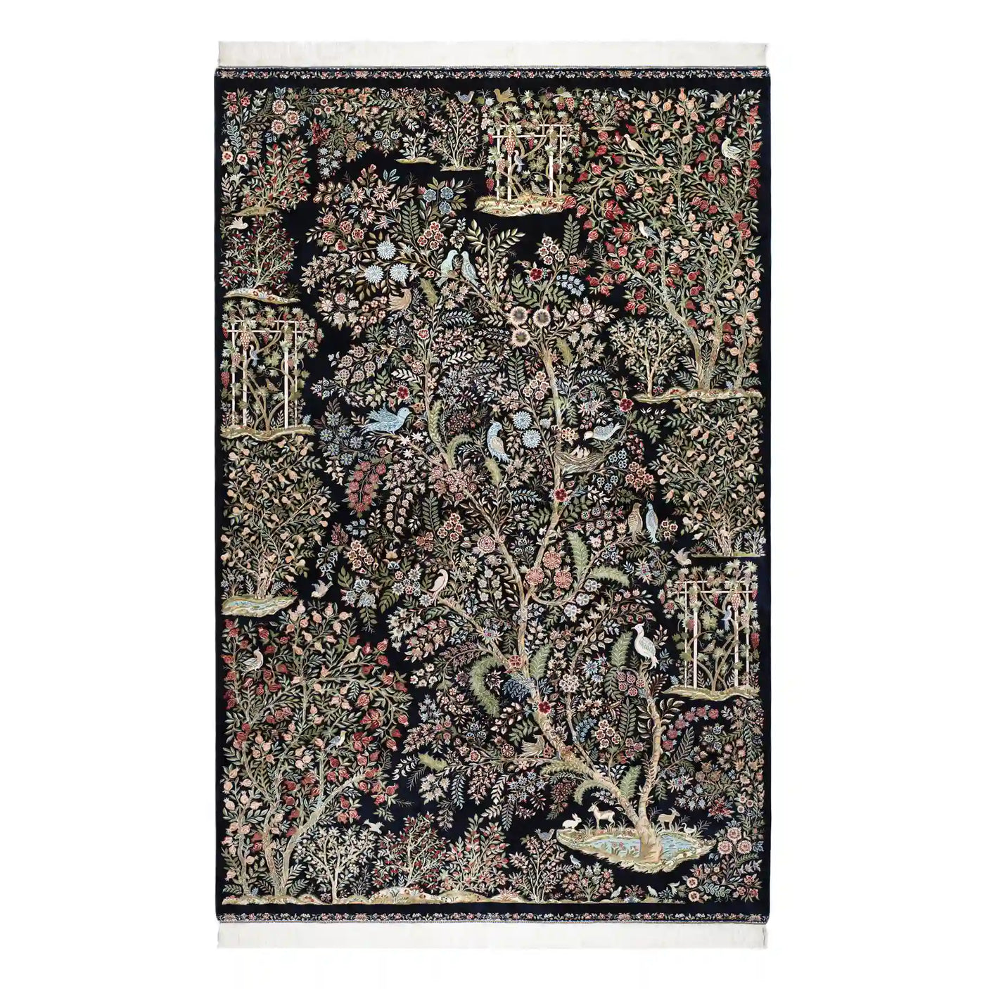 Persian Rugs - Tree of Life Pattern - Premium Silk - RugTix