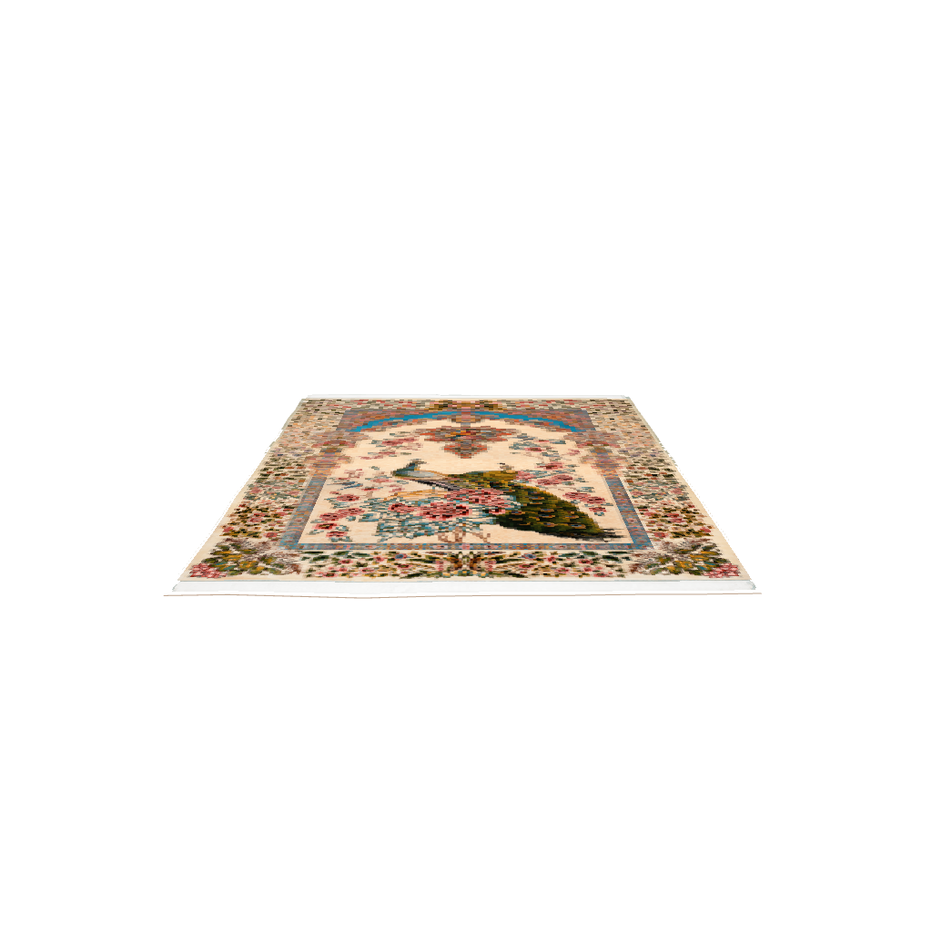 Persian Rugs - Peacock Pattern - Premium Silk - RugTix