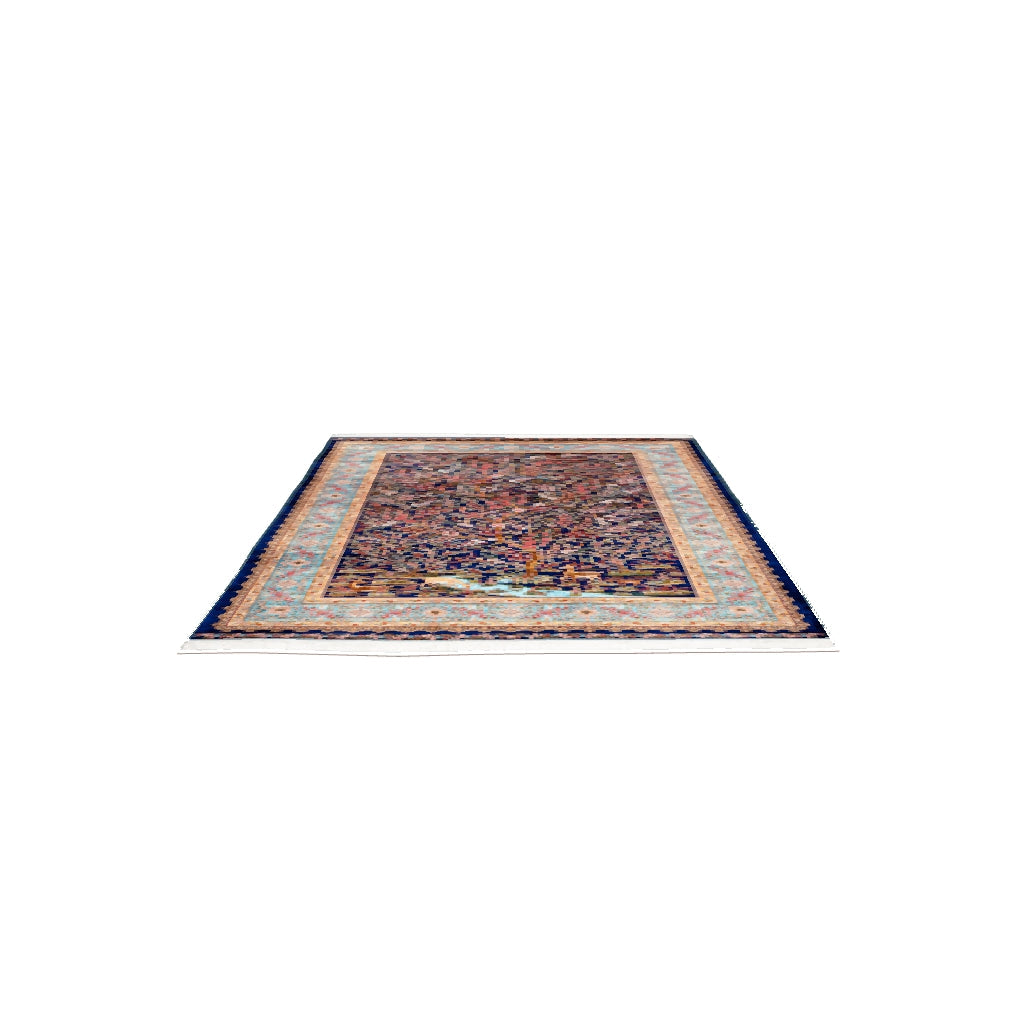 Persian Rugs - Floral Motifs Pattern - Premium Silk - RugTix