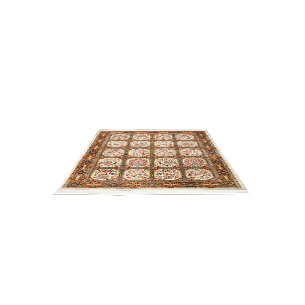 Persian Rugs - Floral Motifs Pattern - Premium Silk - RugTix