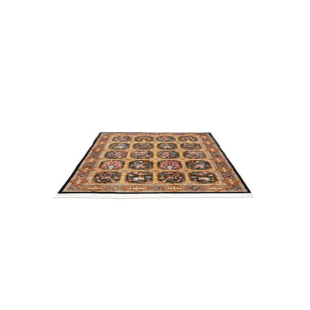 Persian Rugs - Floral Motifs Pattern - Premium Silk - RugTix