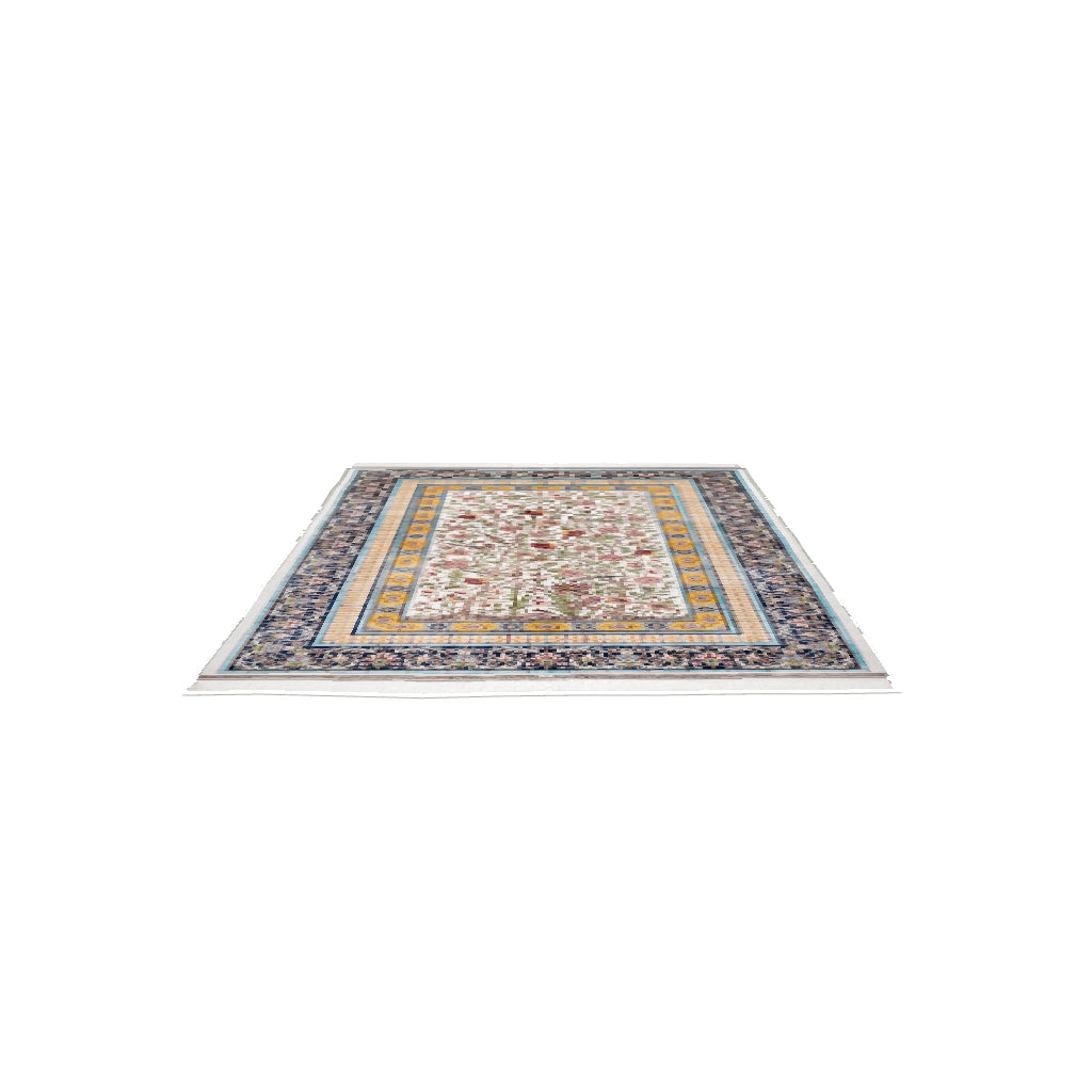 Persian Rugs - Traditional Floral Pattern - Premium Silk - RugTix