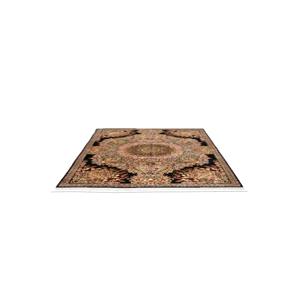 Persian Rugs - Curvilinear Pattern - Premium Silk - RugTix